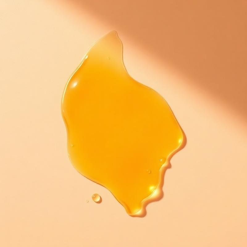 Golden serum texture swatch